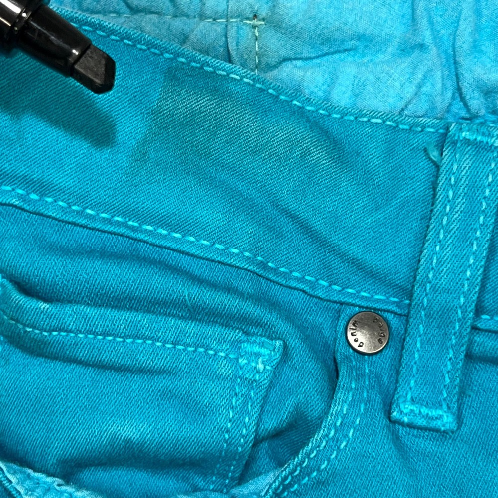 Paige Transcend Skyline Ankle‎ Skinny Jeans Teal Women's Size 29 - Picture 5 of 7